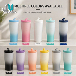 Vaso Deportivo con Pajita de 600 ml, Antiderrames, Resistente a los Arañazos, de Acero Inoxidable con Recubrimiento en Polvo, para Gimnasio, Senderismo, Viajes al Aire Libre - Product Image 5