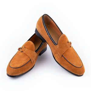Factory <strong>Customized</strong> Men's Cow Suede <strong>Loafers</strong> High Quality Height Increasing Casual Office Daily Slip-On Shoes New Design Man Shoe - Product Image 2