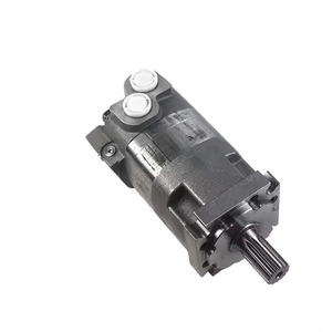 Moteur hydraulique Geroler série BMK2, cylindrée 65 cm³, en fonte, fixation 2 boulons, arbre 25 mm pour engins de construction - Product Image 2