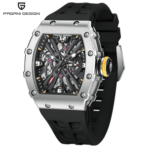 <span class=keywords><strong>PAGANI</strong></span> DESIGN 1738 Funky Top Rating Newest Trend Design Ready Stock Cronógrafo Mejor <span class=keywords><strong>precio</strong></span> Reloj de cuarzo para hombre con correa de silicona - Product Image 5