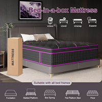 Matelas en mousse à mémoire de forme en latex naturel taille King, matelas de qualité hôtelière 5 étoiles, matelas à ressorts en mousse à mémoire de forme souple pour la maison – Offre Spéciale