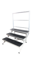 Scène pliante portable en aluminium pour chorale mobile, églises, événements, présentoirs et escaliers de scène