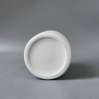 Vase en céramique blanche-7.1 pouces de hauteur-Décoration de maison moderne minimaliste Centre de table Table basse Bureau Mariage Olive Plante