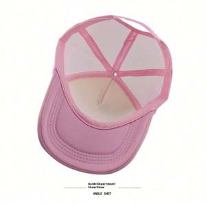 Gorra de camionero de verano para hombre y mujer, gorra casual de esponja con cuerda decorativa y malla, gorra de camionero ligera. - Product Image 5