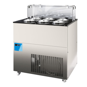 Thiết kế mới 6 thùng liên tục pozzetti kem cứng Tủ đông hiển thị Gelato <span class=keywords><strong>Showcase</strong></span> - Product Image 2