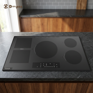 Cocina de Inducción de Alta Potencia de 220-240V con 5 Quemadores, Control Táctil WIFI, Estufa Eléctrica Integrada - Product Image 1