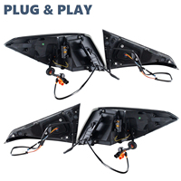 JC Großhandel Upgrade LED-Rückleuchten-Set für Honda Civic Limousine 2022-2026 1 Paar modifizierte Rücklichter mit getönten Gläsern