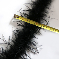 1-lagige Plumas Federn Boa Gelbgold Bulk DIY Straußen feder Boas Weiß Lila 9-11cm für Party Hochzeit gewaschenes Muster