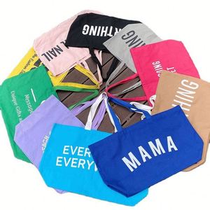 <b>Extra</b> Heavy-Weight <b>Large</b> Personalized Boat Tote Cotton Canvas Tote Bag Reusable Custom Tote Shopping Bags Cotton Canvas Bag - Product Image 1