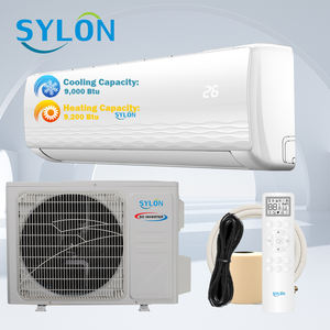 Personnalisez les climatiseurs à onduleur de type mini split de 9000Btu 0,75 tonne avec double radiateur/évaporateur doré dans un système de contrôle intelligent - Product Image 1