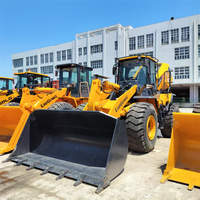 2023 LG856H Hochwertiger Radlader Kleiner Frontlader 5-Tonnen Made in China Cummins-Motor Getriebe mit Pumpe