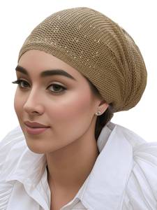 Headscarf with snap fasteners, breathable mesh fabric, eco-friendly, Muslim women's headscarf, <b>neck</b> <b>warmer</b>, headscarf hat, - Product Image 5