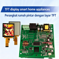 Scheda PCBA per Casa Intelligente con Display TFT, Materiale FR4 Multistrato, Circuito di Controllo Principale per Applicazioni Automobilistiche