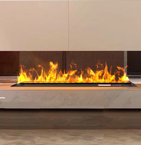 <span class=keywords><strong>Cheminée</strong></span> 3D avancée avec éclairage multicolore et effet de flamme réaliste pour la décoration intérieure - Product Image 5