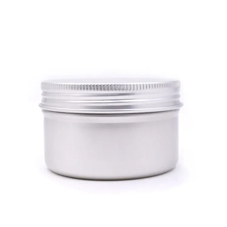 Pot rond en aluminium de 30ml personnalisé en usine, vente en gros de contenants cosmétiques en métal de couleur personnalisée