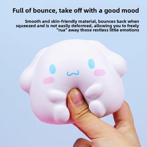 Autentici Giocattoli Antistress Sanli in Materiale PU a Lenta Risposta, Ciondoli Artigianali a Forma di Struzzo, Giocattoli da Spremere per Bambini 3-6 Anni - Product Image 2