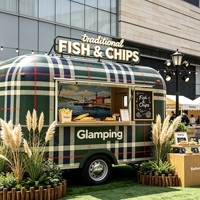 Camion de restauration rapide personnalisé, camion de pizza, camion de crème glacée, kiosque mobile, camion de café, camion de tacos, remorque alimentaire avec cuisine complète