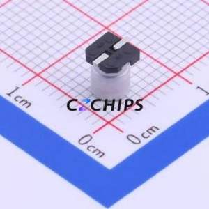 MV50V2.2M4 * 5 4.0TP ตัวเก็บประจุอลูมิเนียมอิเล็กโตรไลต์ SMD D4xL5mm 2.2uF 20% 50V 5.5mA-100kHz - Product Image 2