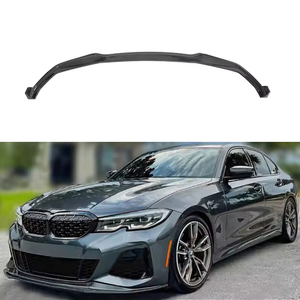 Splitter per Spoiler anteriore per paraurti in fibra di carbonio per <span class=keywords><strong>BMW</strong></span> serie 3 G20 M340i 330i 4 porte 2019 2022 sdoppiatori per labbra anteriori - Product Image 1