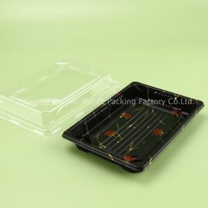 <span class=keywords><strong>Sushi</strong></span> Hộp Bao Bì Sang Trọng <span class=keywords><strong>Sushi</strong></span> Công Cụ Tùy Chỉnh In Sáng Tạo Và Hình Chữ Nhật <span class=keywords><strong>Sushi</strong></span> Bao Bì Hộp Khay Nhựa Với Nắp - Product Image 2