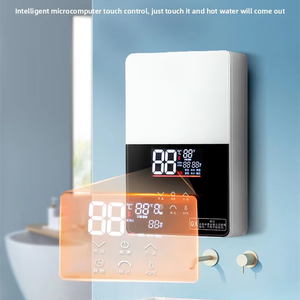 Chauffe-eau électrique mural instantané 5500W pour maisons de <span class=keywords><strong>location</strong></span>, chantiers de construction, petit <span class=keywords><strong>chauffage</strong></span> rapide, douche thermostatique - Product Image 6