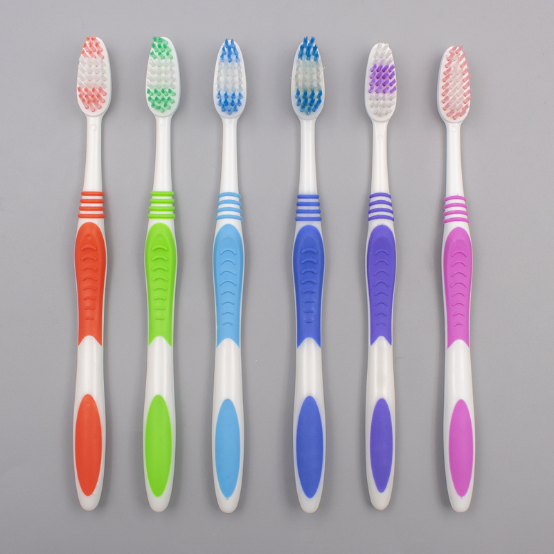 Manufacturer Supplier Hotel Toothbrush Customized Oem Big Head Manual Adult Toothbrush With Soft Wave Bristles