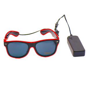 Télécommande intelligente El Fil Néon LED Allument En Forme D'obturateur Lueur Lunettes de Soleil Rave Noeud papillon Costume - Product Image 5