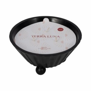Candela Profumata Decorativa in Ciotola con Piedini, Piccola Candela in Legno per Interni ed Esterni, Elegante Arredo Casa - Product Image 3