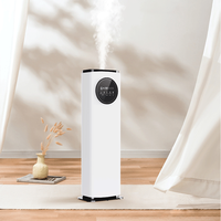 Humidificateur d'air à brume fraîche sur pied, atomiseur, humidificateur 8L, diffuseur ultrasonique, générateur de brume pour grande pièce