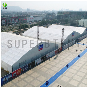 <b>Large</b> Rectangular Exhibition <b>Tent</b> With PVC Cover And Aluminum Frame For Outdoor Trade Shows Waterproof All Seasons Use - Product Image 2