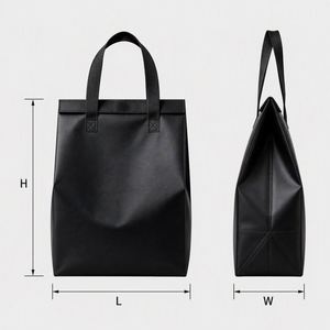 Sac isotherme réutilisable en non-tissé avec logo personnalisé, sac écologique pour la livraison de nourriture, sac pour restaurant, prix de gros - Product Image 5