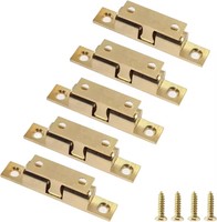 Loquet à ressort à bille pour porte d'armoire, double loquet à rouleaux en laiton, kit de quincaillerie de gestion de porte pour meubles