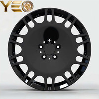 Nuevas Llantas de Aleación de Aluminio Forjado en Negro Brillante Personalizadas YEO de 17-24 Pulgadas 5x112/5x130 Compatibles con Mercedes-Maybach S 680/GLS 600/EQS SUV