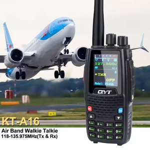 Qyt KT-A16 6w Noaa एयर बैंड एविएशन इंटरकॉम रिसेप्शन ट्रांसमिशन 108-136mhz शौकिया रेडियो दो तरह रेडियो वॉकी टॉकी - Product Image 5