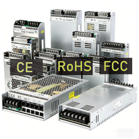 ESANN CE RoHS FCC Alimentation à découpage AC/DC 5V 12V 24V SMPS IP20 pour intérieur, convertisseur d'alimentation, transformateur DC pour l'industrie de l'éclairage LED