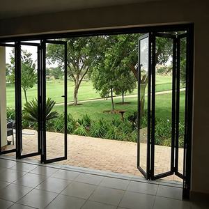 มุ้งลวดพับได้แบบถอดได้ ระบบประตูมุ้งลวดรังผึ้งแบบจีบโลหะ สำหรับระเบียง หน้าต่าง ลานบ้าน - Product Image 4