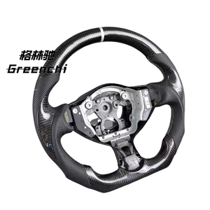 Volant en cuir en fibre de carbone pour <span class=keywords><strong>Infiniti</strong></span> Q50/Q50L/Q60/<span class=keywords><strong>Q30</strong></span>/G35/G37/FX35/QX70/M37/QX80/ESQ/EX/JX/<span class=keywords><strong>Nissan</strong></span> 350Z/370Z - Product Image 4