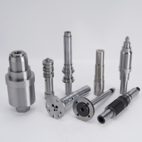 Usinage d'arbres en acier inoxydable sur mesure de très haute précision, tolérance de 0,002 mm, perçage CNC, axe métallique non standard pour