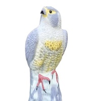 Répulsif d'Oiseaux Aigle Faucon en Plastique Écologique pour Jardin, Dissuasif et Appât Anti-Oiseaux, Contrôle des Animaux d'Extérieur