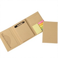Bloc-notes adhésif en papier kraft, bloc-notes à déchirer, bloc-notes de bureau, logo personnalisé