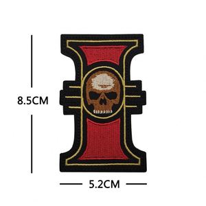 Autocollants en tissu brodés Warhammer 40K, symbole rouge, badge <span class=keywords><strong>Velcro</strong></span> pour sac à dos extérieur, médaille de moral - Product Image 3