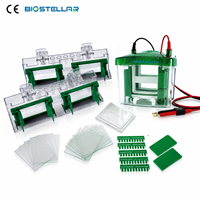 BIOSTELLAR EC-BG04 Cuve d'électrophorèse verticale pour SDS-PAGE, capacité 1 à 4 gels, pour électrophorèse des protéines