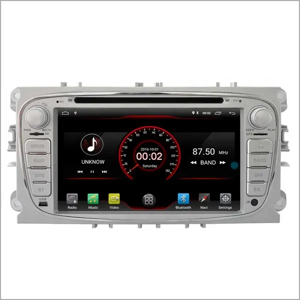 Newnavi Dvd ติดรถยนต์2 Din,อะไหล่รถยนต์พร้อมพวงมาลัย Gps วิทยุรถยนต์ Android 10สำหรับ Ford Focus /Mondeo /S-Max /Galaxy 2011-2012