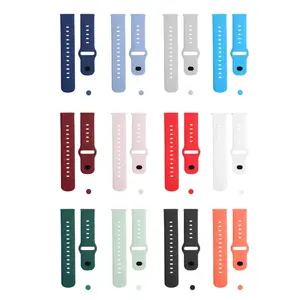 Correa de Silicona Clásica para Reloj Honor <span class=keywords><strong>4</strong></span> 5 X5 <span class=keywords><strong>Fit</strong></span> 2i 4pro Active, Correa de Repuesto Delgada y Suave, Resistente al Agua - Product Image 5