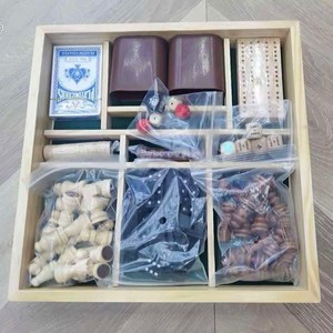 <span class=keywords><strong>Jeu</strong></span> de société éducatif pour enfants personnalisé 7 en 1 : Go, Backgammon, Échecs chinois, <span class=keywords><strong>jeu</strong></span> de plateau en bois - Product Image 2