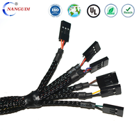 Rangkaian Kabel Pria NGD Custom 5557 Molex Mini Fit 4.2mm Pitch PVC untuk Peralatan Robot