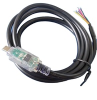 Personalización Micro USB a Cable adaptador serie hembra DB9 de 9 pines para Windows Mac OS Linux FTDI Chipset Micro USB a DB9