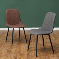 Chaise Kennedy de luxe moderne en cuir PU recouvert de tissu doré, chaise à manger empilable pour hôtel restaurant, nouveau design