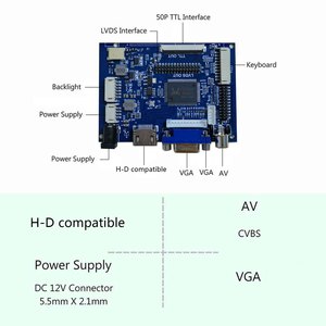 Nhỏ hiển thị LCD với cảm biến cảm ứng điện dung VGA + 2AV Board N070ICG-LD1 1280x800 IPS Micro hiển thị 7 inch TFT LCD module - Product Image 6