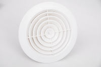 Capot de ventilation flexible en plastique ABS rond pour gaines et grilles HVAC, à économie d'énergie